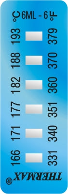 6 Level Temperature Indicator Labels 29ºC to 290ºC
