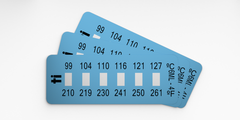 6 Level Mini Strip Indicator Labels